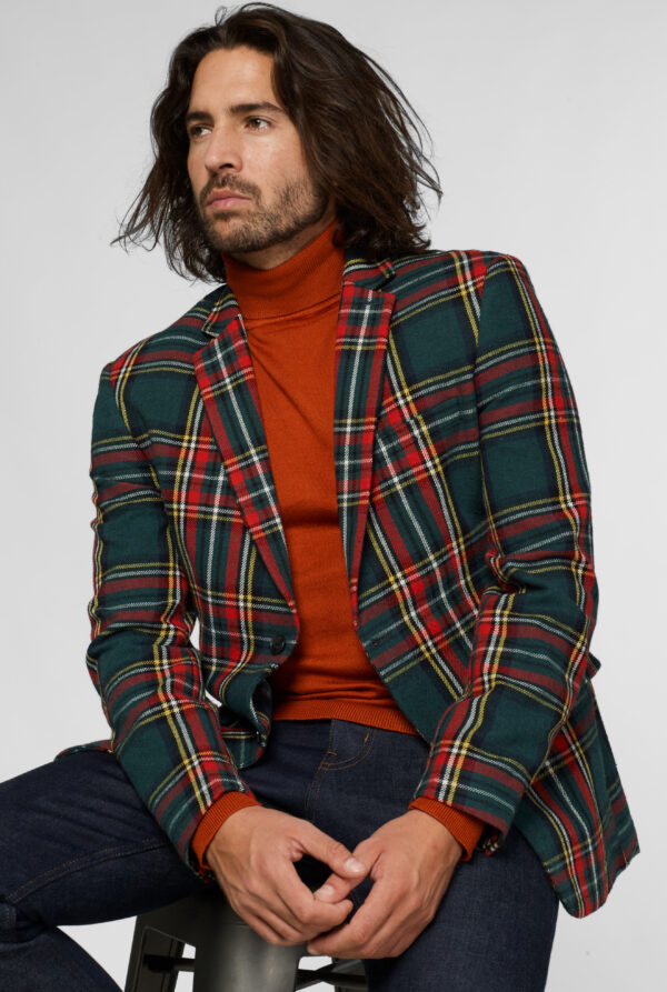 OppoSuitsâ¢ Deluxe Tartan Blazer